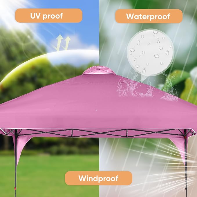 GDY 12X12 Pop Up Canopy Tent, Outdoor Canopy Tent, Commercial Instant Gazebos - Image 6