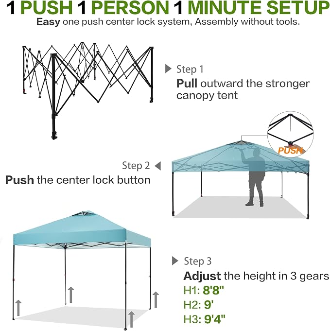 10'x10' Pop Up Canopy Tent - Image 4