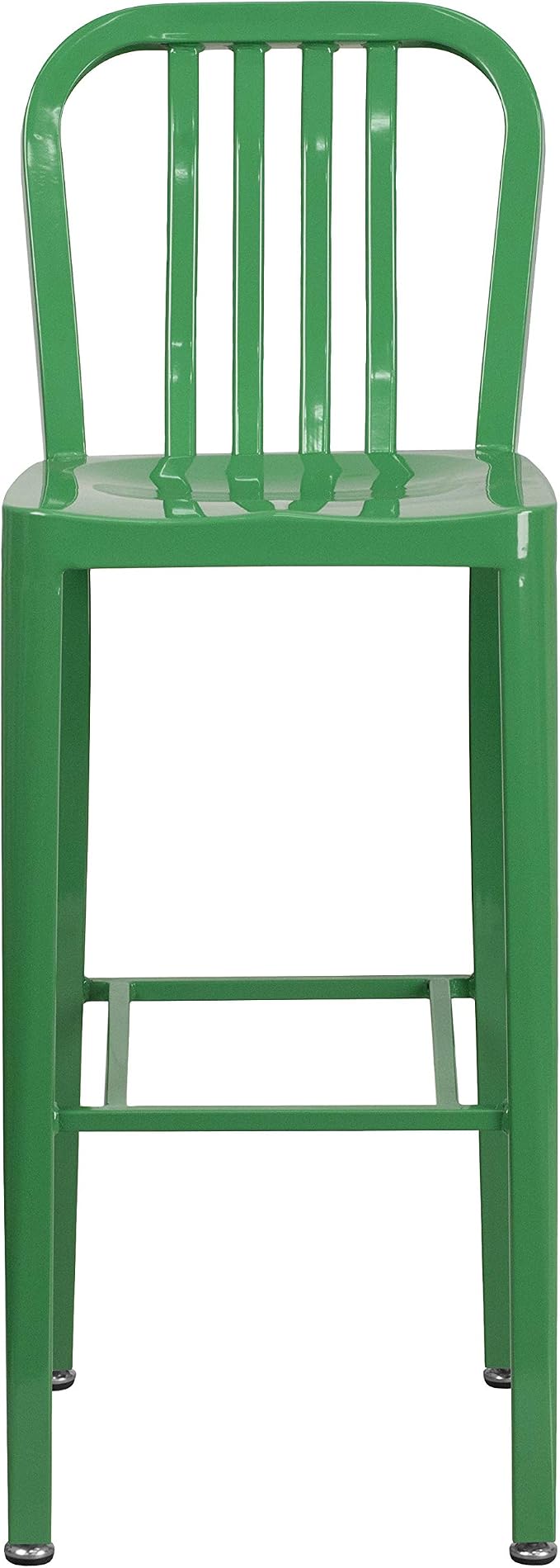 Flash Furniture Gael Commercial Grade 2 Pack 30" High Green Metal - Image 8