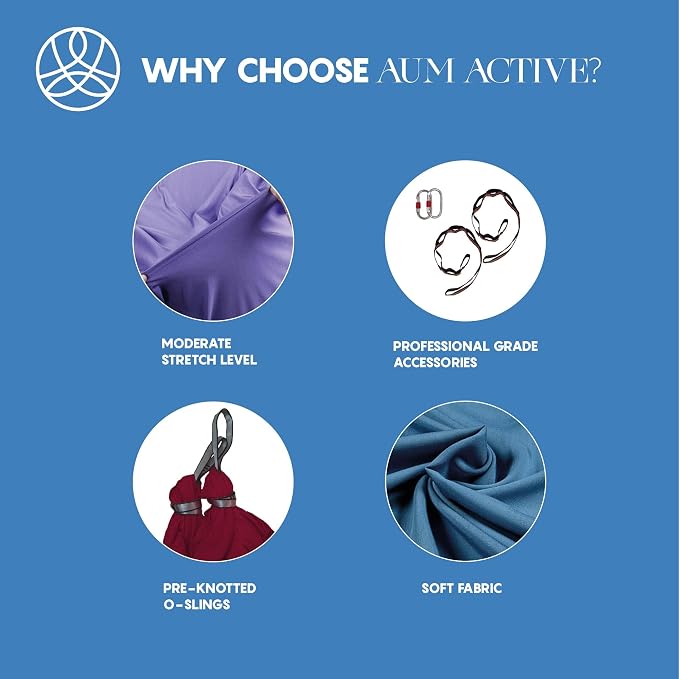 Aerial Silk Yoga Hammock & Swing - Image 5