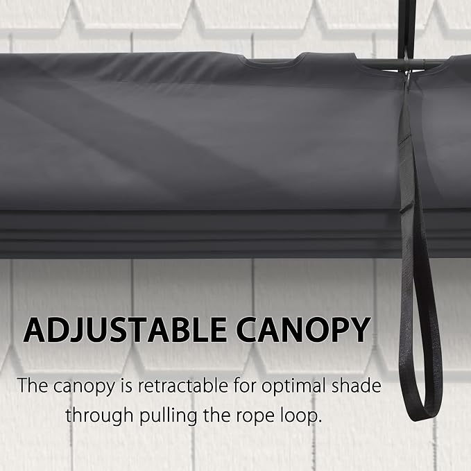 PURPLE LEAF 10' X 13' Outdoor Retractable Pergola Patio Metal Shelter - Image 5