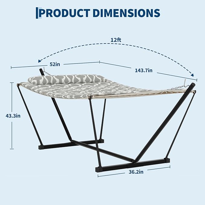 Heavy Duty 2 Person Double Hammock - Image 3