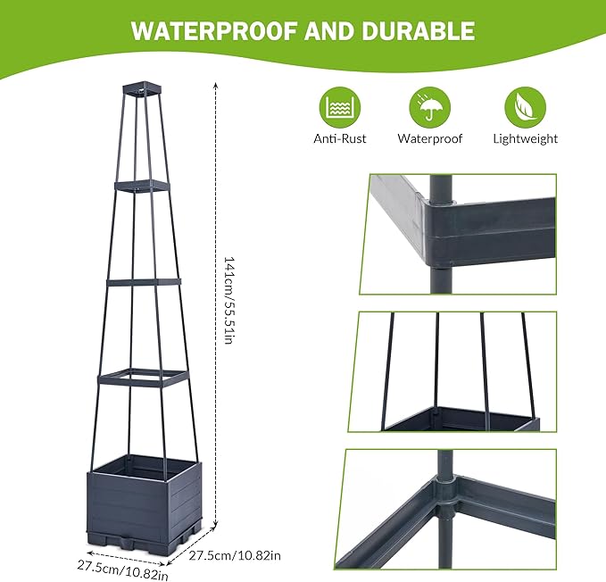 GENMOUS 4 Tiered Tomato Planter - Image 2