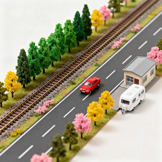 Model Trees for Diorama Small, Model Trees for Crafts, Mixed Plants for Land - Image 8
