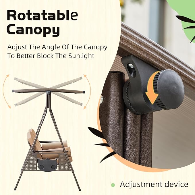 YOLENY Outdoor Patio Swing - Image 4