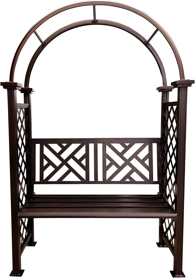 Oakland Living Bronze Aluminum Garden Arbor Arch by Oakland+Living