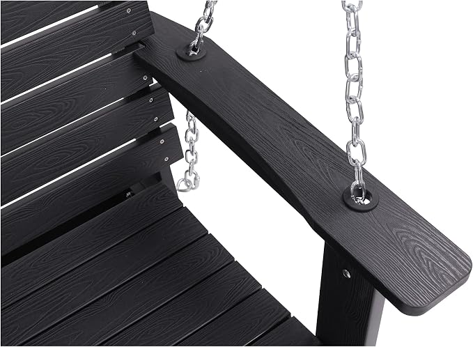 Poly Lumber 3-Seat Porch Swing, HIPS 5-Feet Bench Swing - Image 7