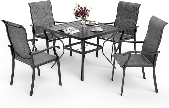 Pamapic 5-Piece Outdoor Dining Set, Patio Dining Set by Pamapic