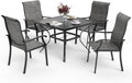 Pamapic 5-Piece Outdoor Dining Set, Patio Dining Set by Pamapic