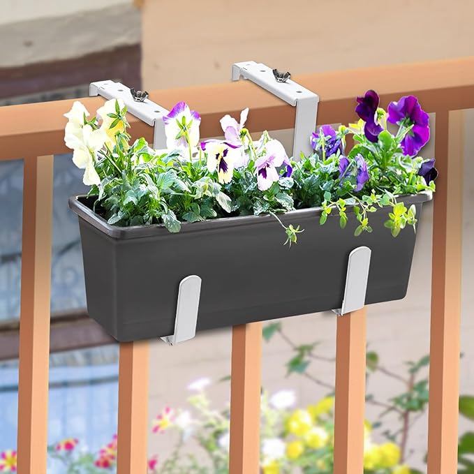 Adjustable Planter Box Bracket, Flower Box Holder Brackets - Image 6