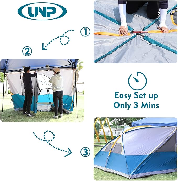 UNP Camping Cube | Pop Up Canopy Side Tent - Image 4