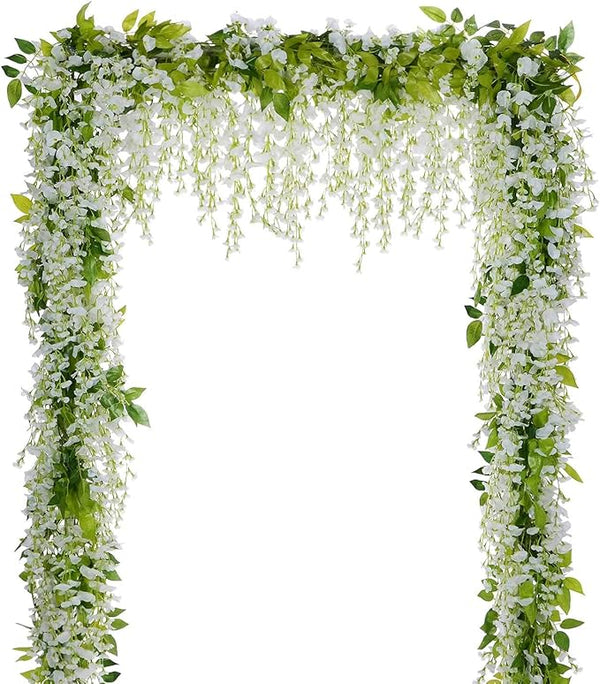 Lvydec Wisteria Artificial Flowers Garland by Lvydec