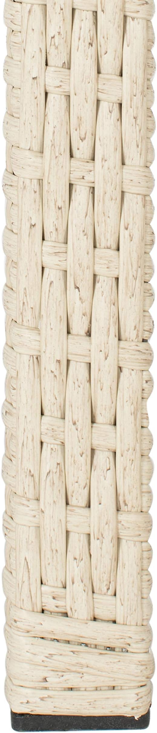 Safavieh Outdoor Collection Garnen Beige Wicker Cushion 4-Piece Living Set - Image 11