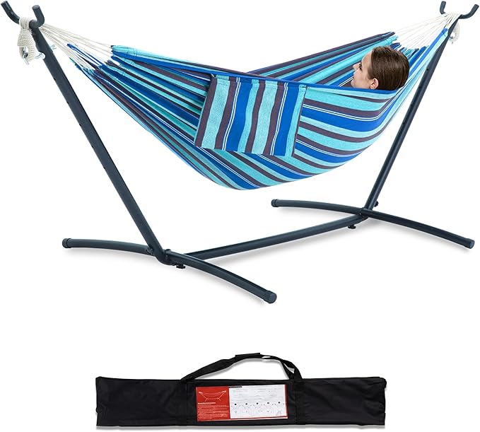 PNAEUT Double Hammocks with Stand by PNAEUT