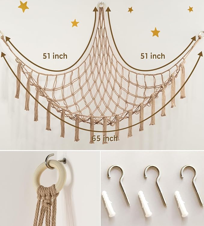 Stuffed Animal Storage Hammock or Net Corner - Image 6