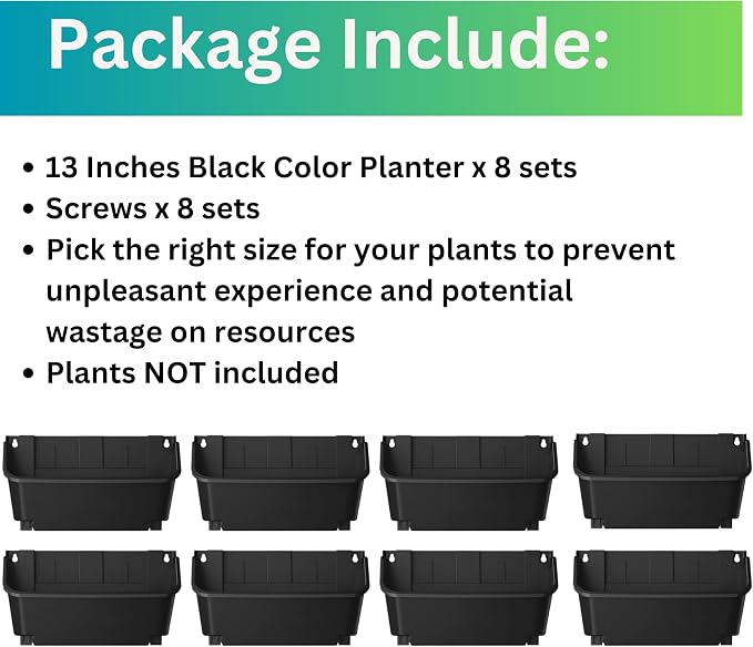 Maxona Black Color Vertical Garden Planter - Image 2