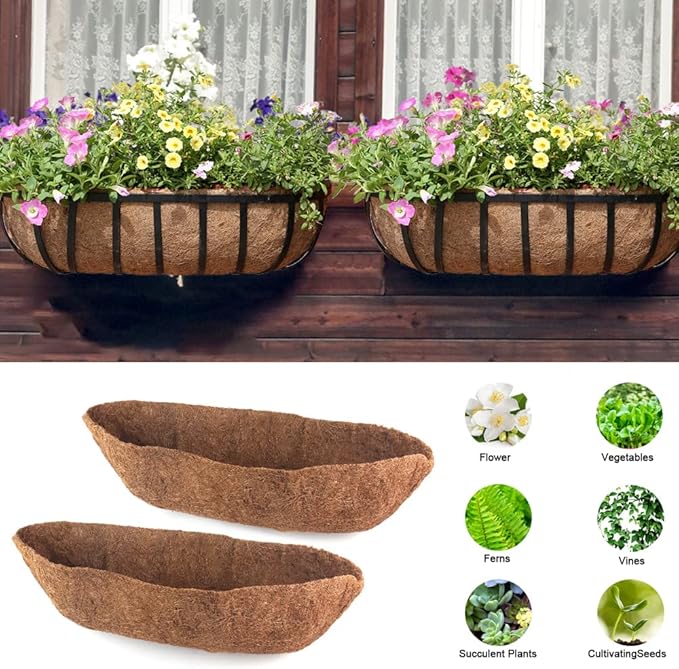 2 Pack Trough Coco Liner Fiber Replacement - Image 4