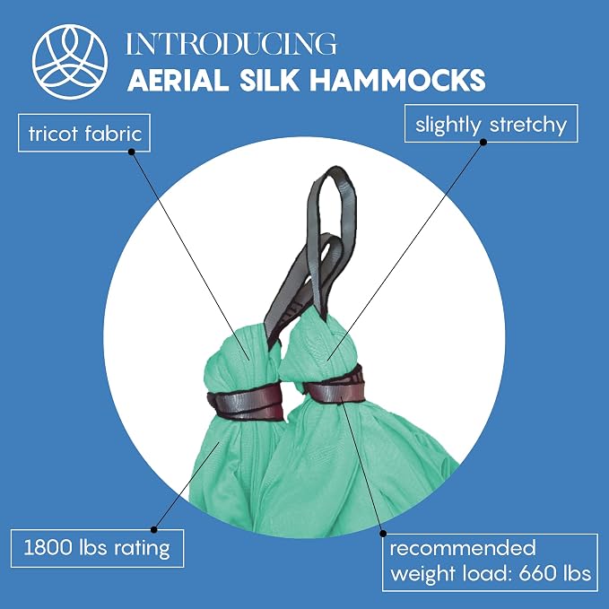 Aerial Silk Yoga Hammock & Swing - Image 2