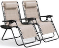 Nestl Zero Gravity Chairs Set of 2, Patio Lounge Chair Outdoor by Nestl
