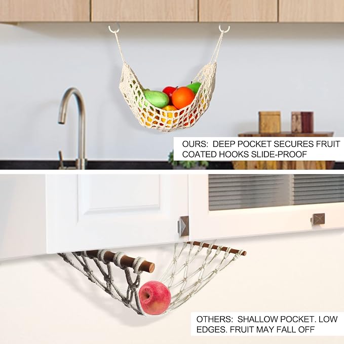Hanging Fruit Hammock Under Cabinet - Image 3