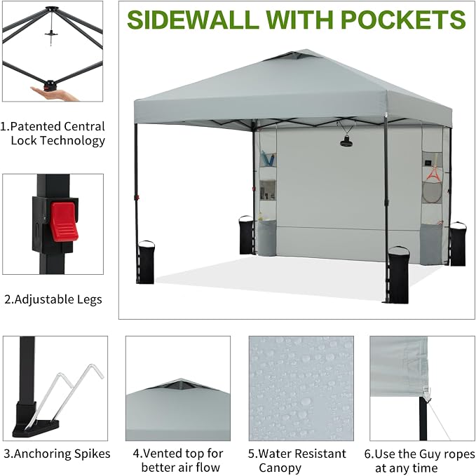 10'x10' Pop Up Canopy Tent - Image 2