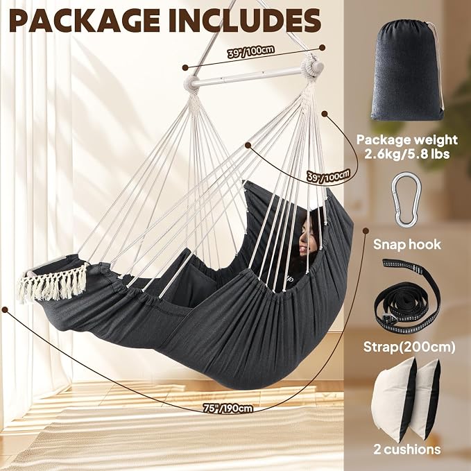 Chihee Hammock Chair Hanging Chair - Image 3