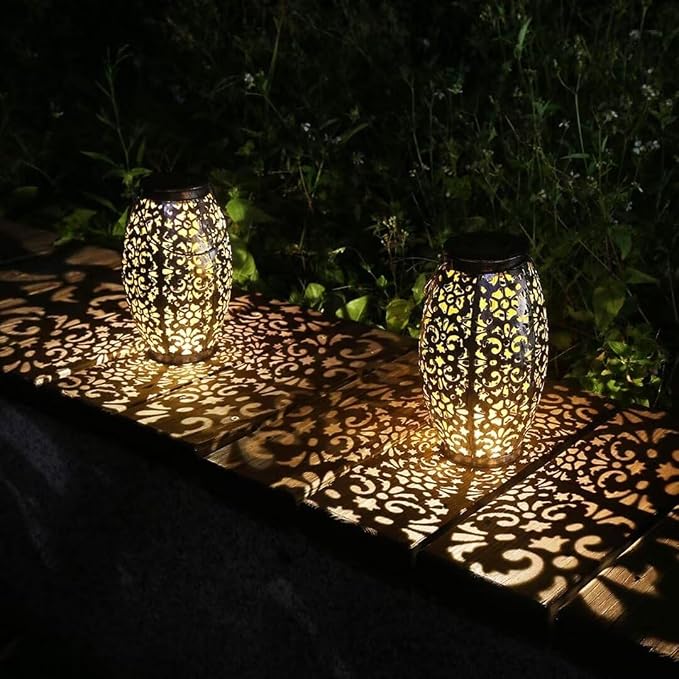 Kaixoxin Solar Lantern Lights for Hanging or Table Outdoor Solar Light for - Image 2
