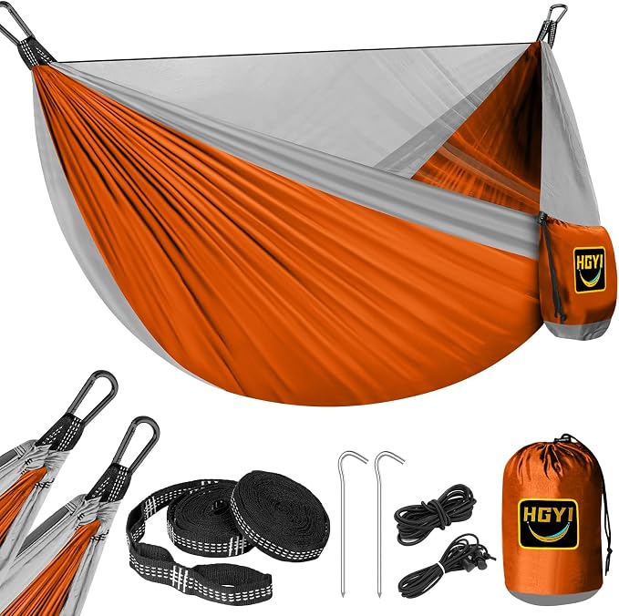 Camping Hammock Mosquito Net, Double & Single Portable Hammocks Hammocks by HGYI