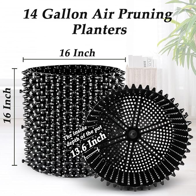 14 Gallon Air Pruning Planters, Plastic Pots - Image 2