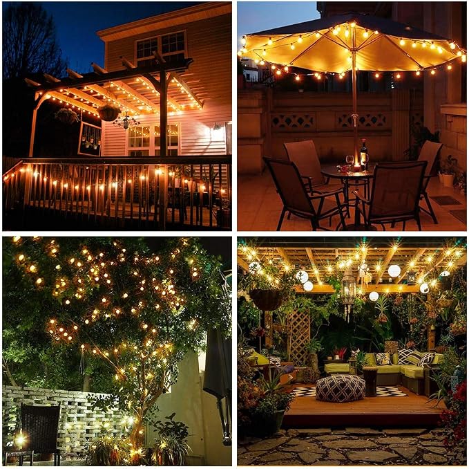 Metaku Globe String Lights Fairy Battery Operated 26ft 60LED - Image 7