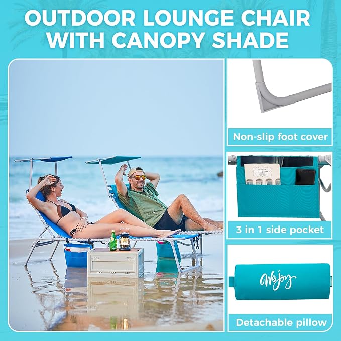 #WEJOY Folding Tanning Chair - Image 5