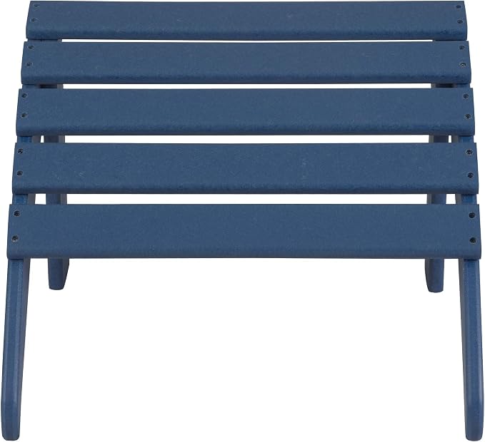 WO Home Furniture Adirondack Ottoman Outdoor Patio Footrest 13.5" Inch Folding - Image 6