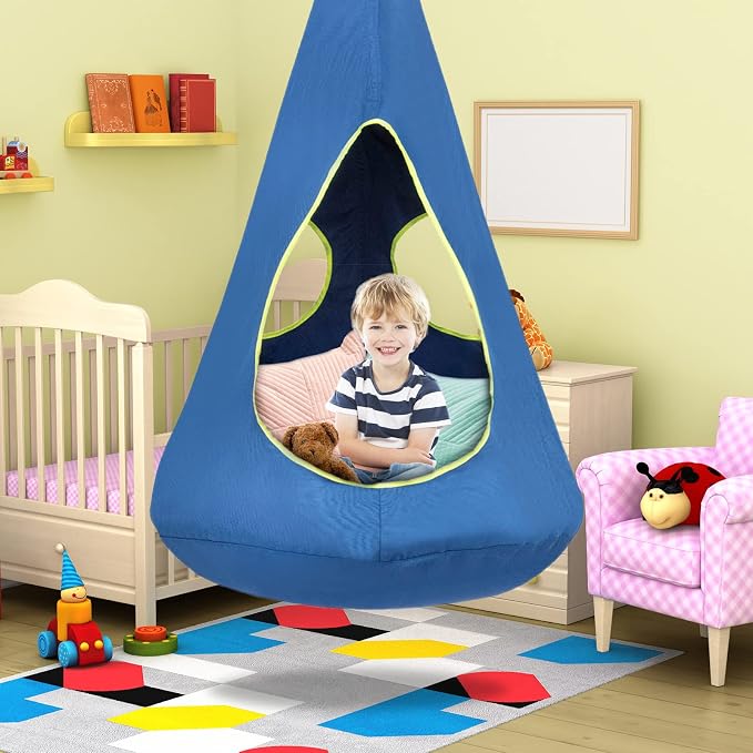 Kids Nest Swing Chair, Hanging Hammock Chair Nest Hammock Swing Chair - Image 3