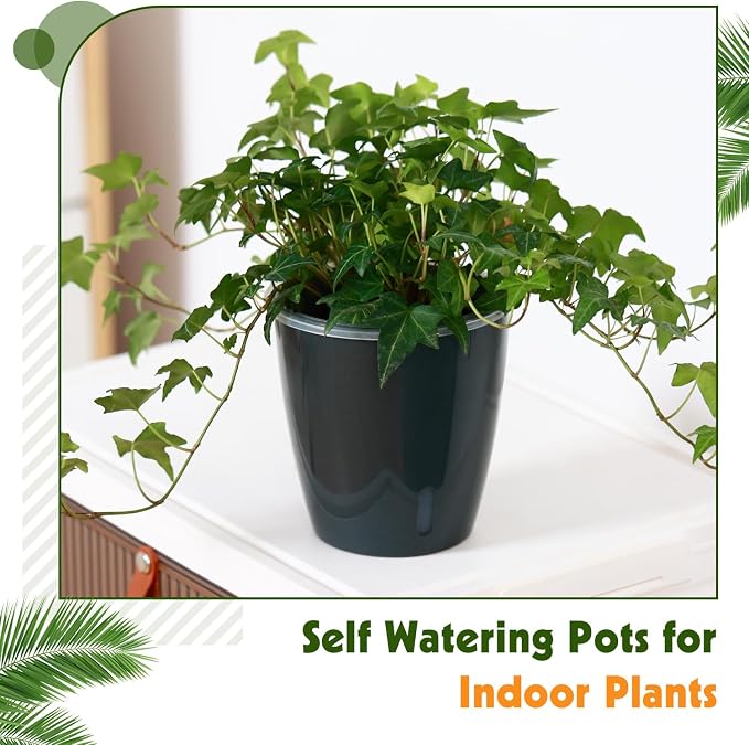 Self Watering Pots for Indoor Plants, Small African Violet Pots - Image 6
