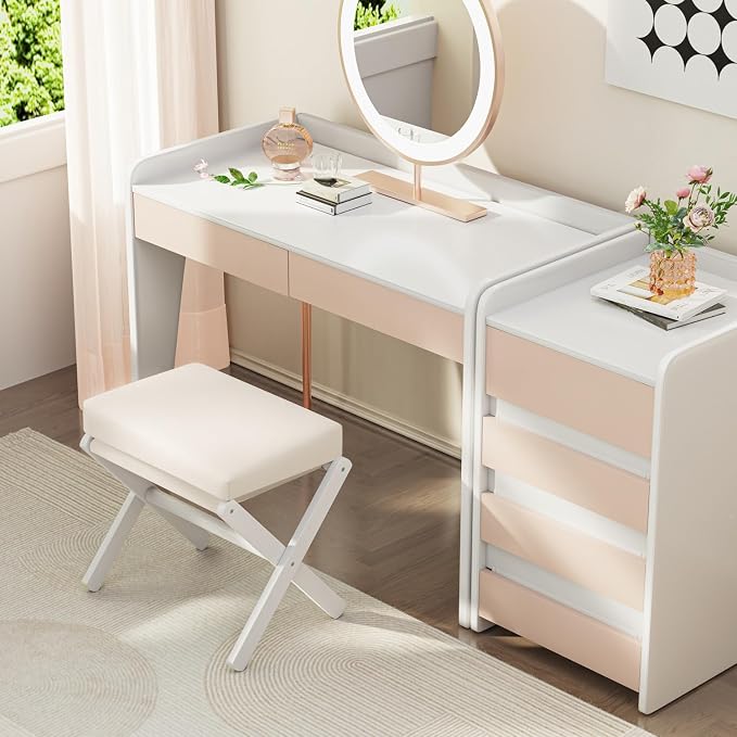 Foldable Foot Stool Ottoman, Modern Foot Rest - Image 2