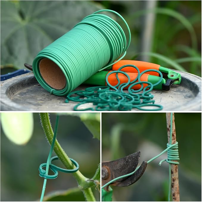 118 Feet Soft Plant Tie Green Twist Garden Ties - Image 5