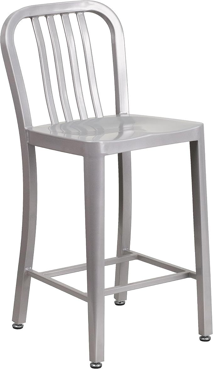 Flash Furniture 24" Commercial Grade Metal Counter Height Stool by FlashFurniture