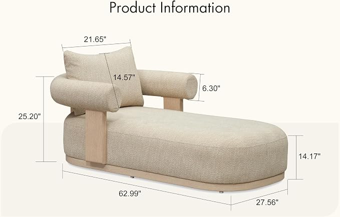 PURPLE LEAF Outdoor Chaise Lounge 1 Piece Chair Modern Aluminum Lounger Daybed - Image 2