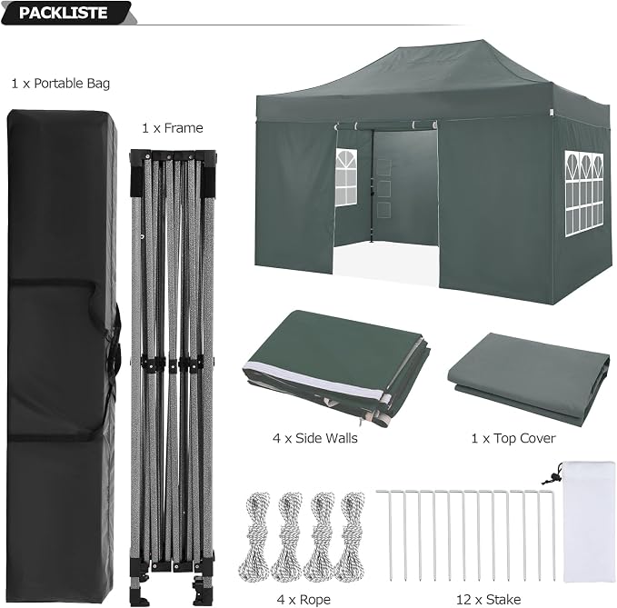 COBIZI 10x15 Pop Up Canopy - Image 6