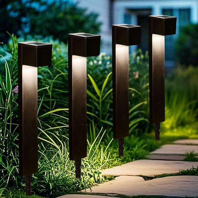 Dynaming Solar Pathway Lights Outdoor, 6 Pack Solar Garden Lights, Landscape - Image 4