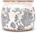 Flower Pot, Vintage Gray Ceramic Pot by Dosayes
