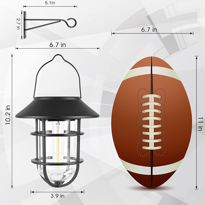 Upgrade Solar Outdoor Lights, Hanging Lantern, Waterproof Solar Lights - Image 3