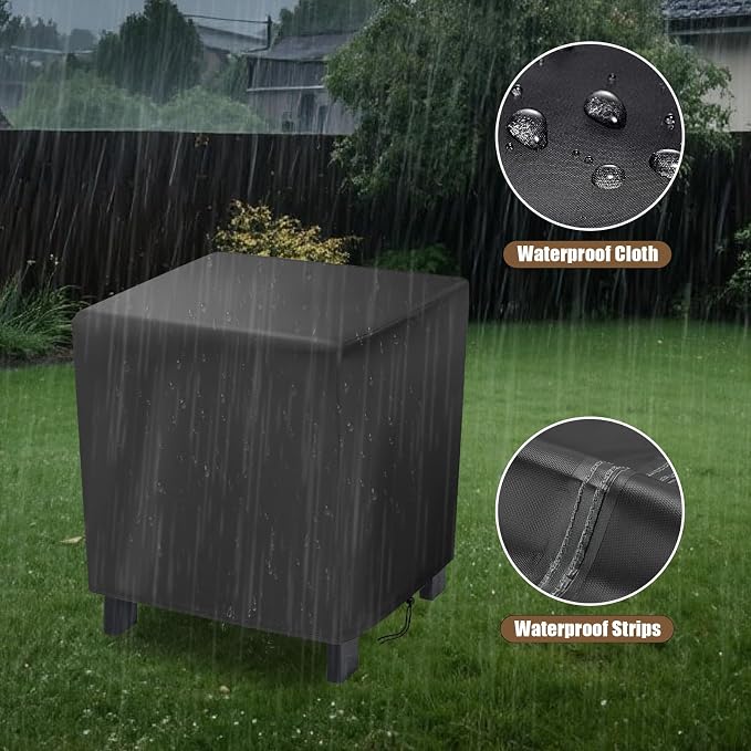 Outdoor Small Side Table Cover, 19 Inch Patio Small Side Table Cover - Image 3
