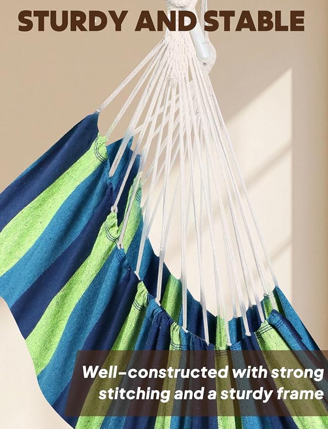 Chihee Hammock Chair Hanging Swing Max 500 Lbs 2 Cushions Included Metal - Image 5