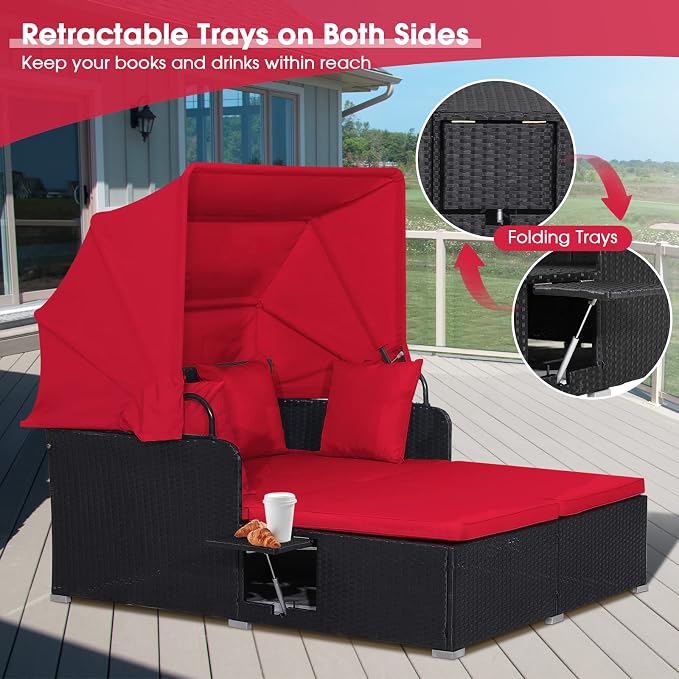RELAX4LIFE Patio Outdoor Daybed - Image 6