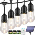 Mlambert 3-Color in 1 Solar String Lights Outdoor Waterproof Dimmable, 48ft by Mlambert