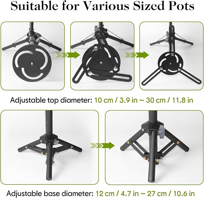 AZEAM Adjustable Plant Risers for Inside Pots, Height Planter Lifter Stand for - Image 6