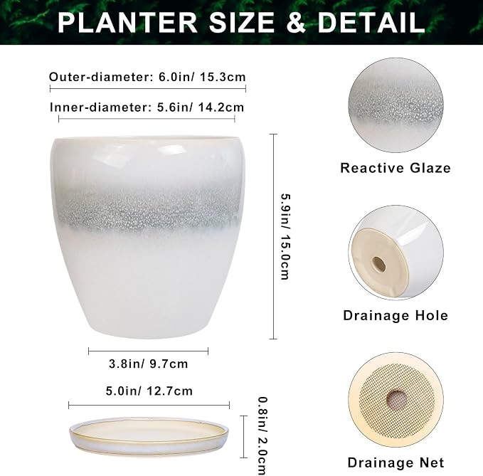 Ceramic Plant Pot - Image 2