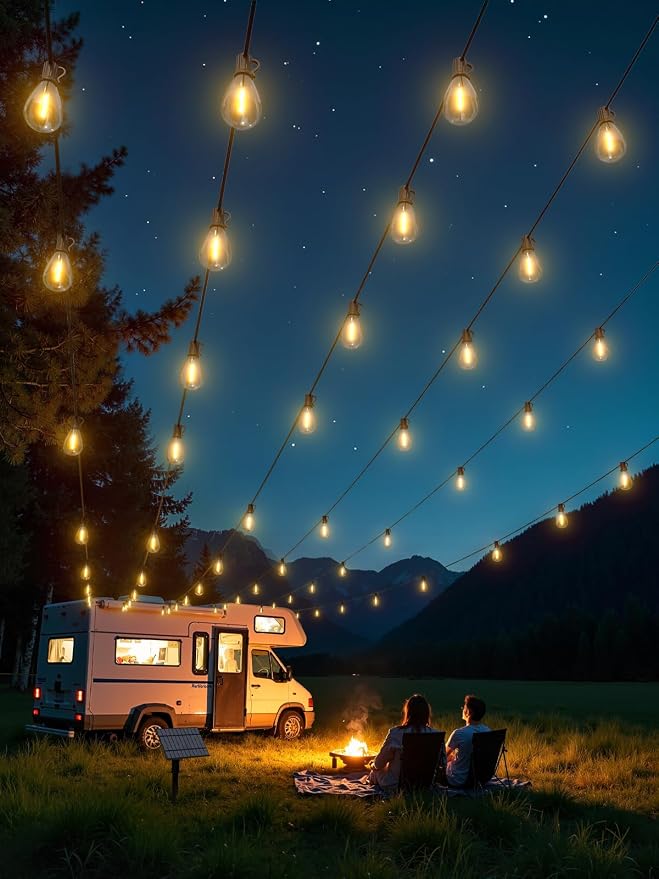 luckystyle 200FT Solar String Lights Outdoor Waterproof - Image 6