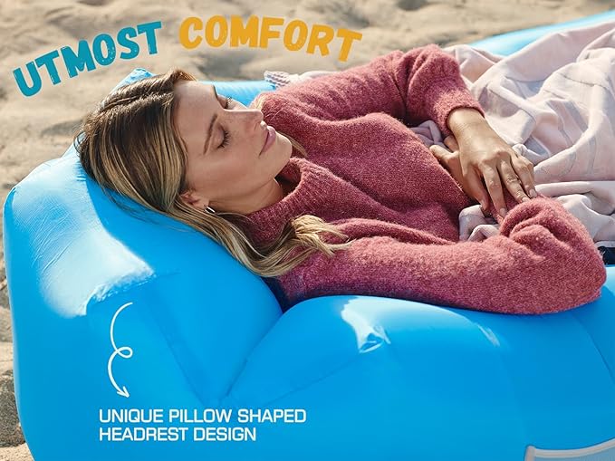 WEKAPO Inflatable Couch Air Lounger Chair - Image 6